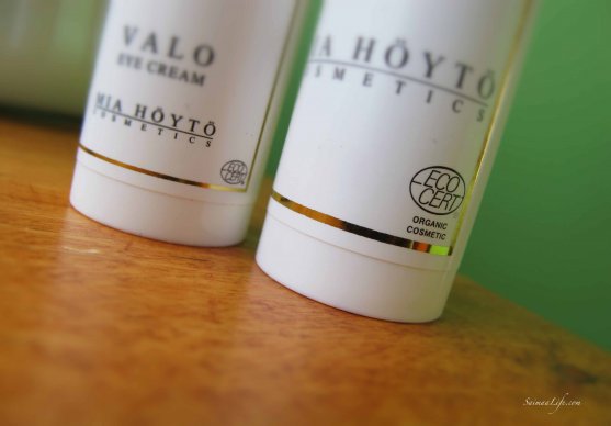 Organic cosmetics valo eye cream by mia hoyto