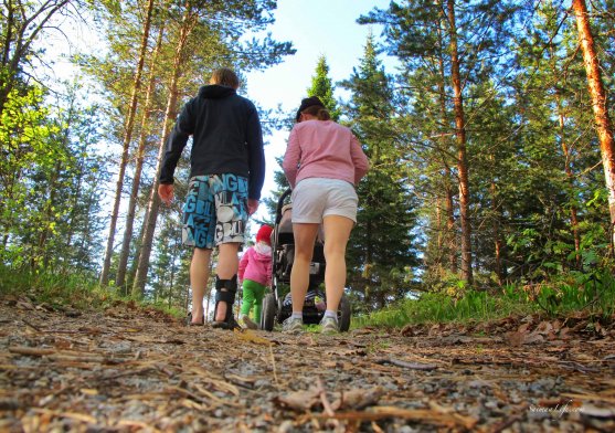 family-walking-together