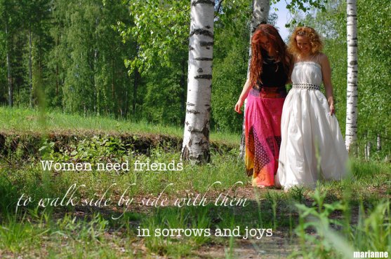 women-need-friends-to-walk-side-by-side-with-them-in-sorrows-and-joys