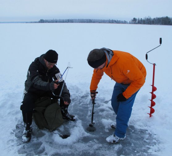 henri-and-peter-making-go-pro-video-about-ice-fishing