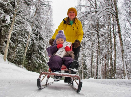 Work Out Your Lower Body By Kicksledding - SaimaaLife