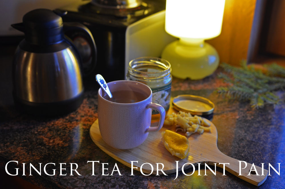 recipe for ginger tea to relieve joint pain