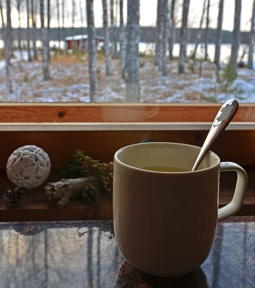 breakfast-tea-from-iittala-sarjaton-mug-moomin-spoon-saimaalife