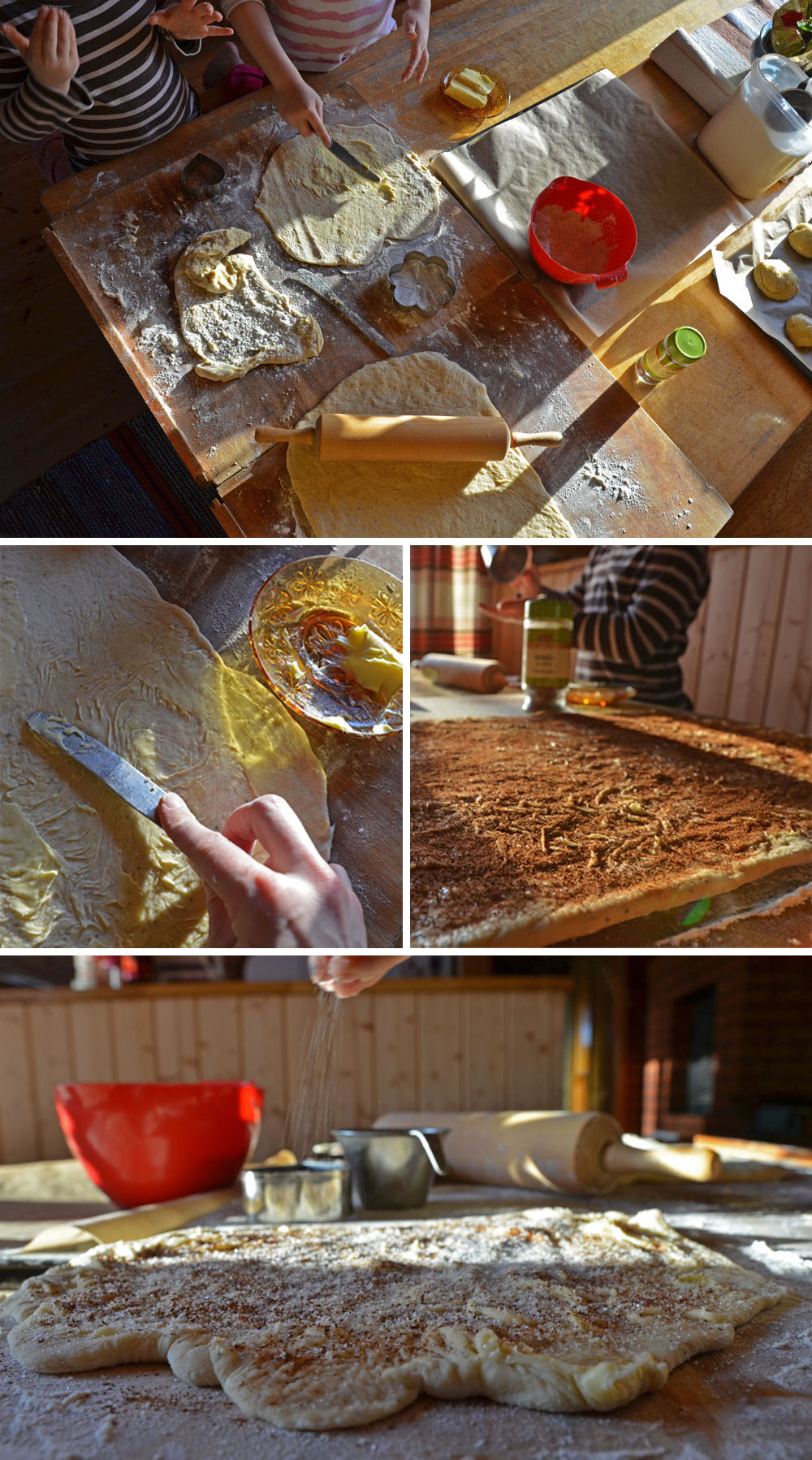 How to make cinnamon rolls - Preparing the filling - SaimaaLife.com