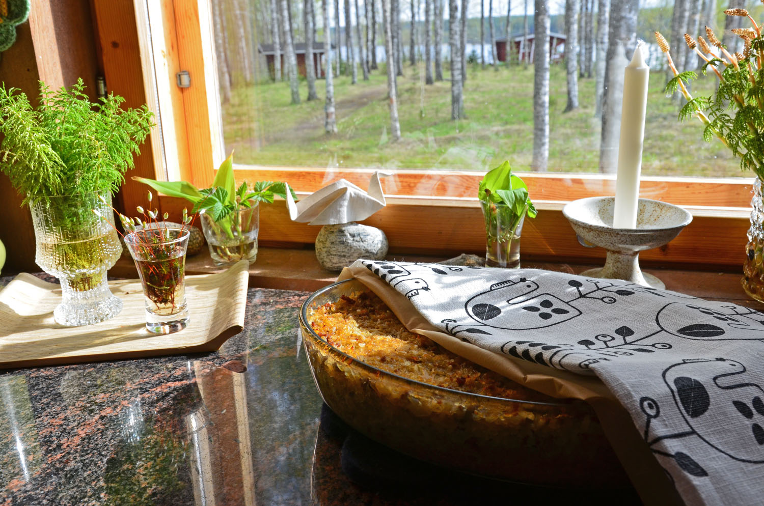 Enjoy traditional Finnish cabbage casserole with your family