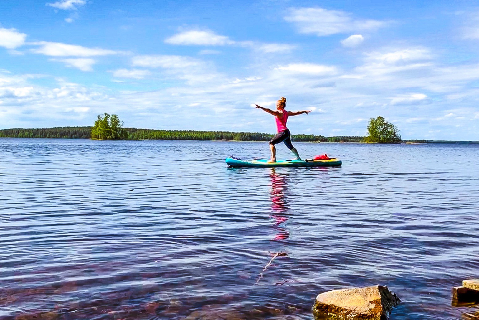 Yoga Saimaa Tanja in Rantasalmi, Saimaa, Finland