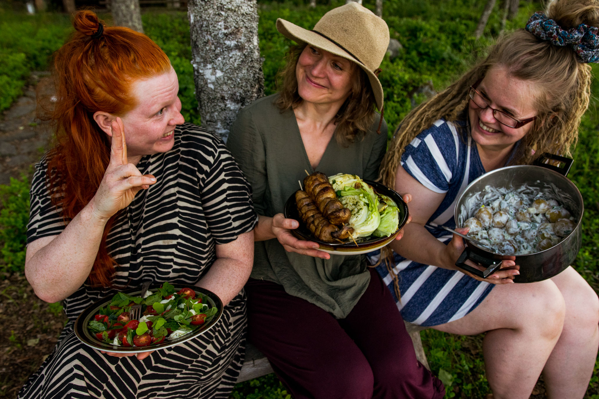 saimaalife ladies' summer recipe for grilled cabbage