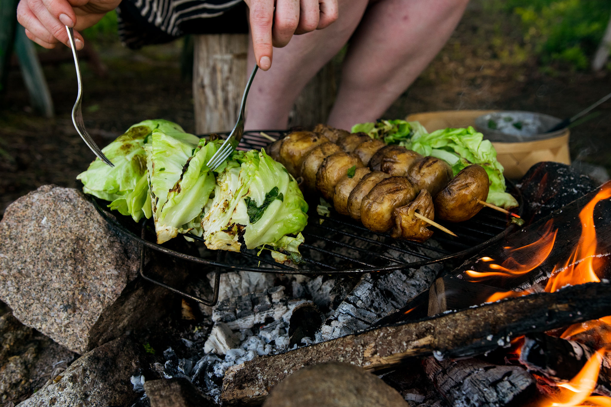 grilling cabbage