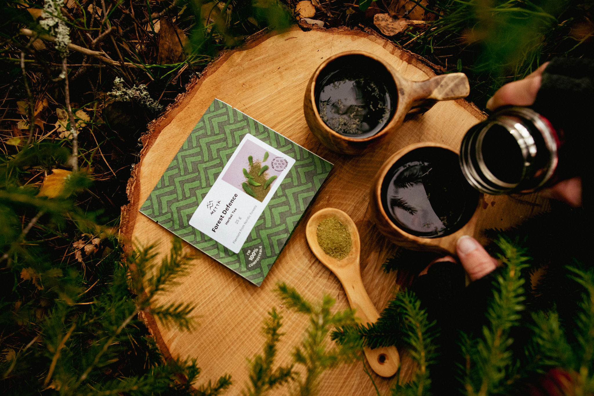 Forest defence functional herbal tea of METTÄ nordic from Finland