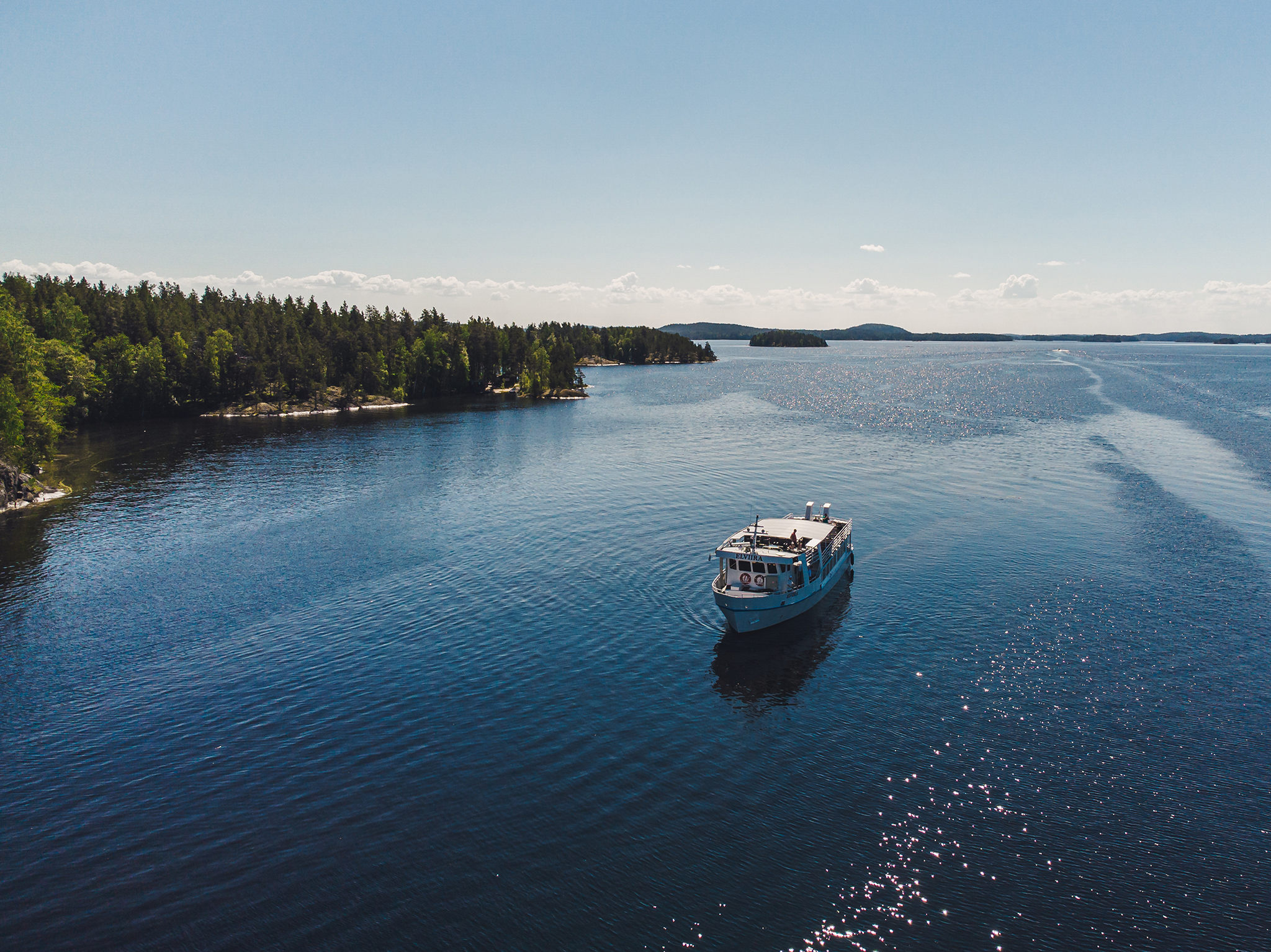 Savonlinna lake cruise travel to Saimaa archipelago with m/s Elviira