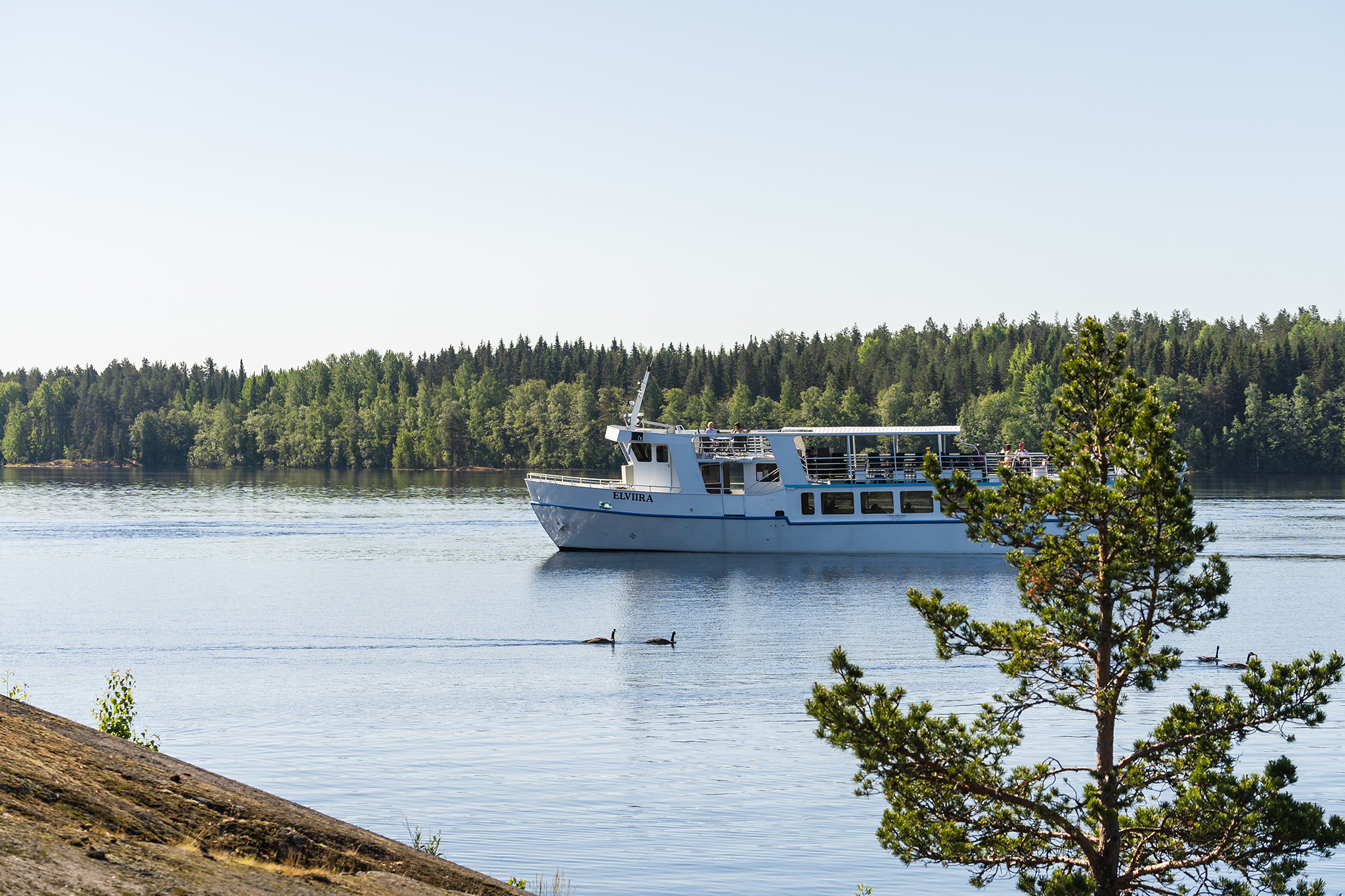 Savonlinna lake cruise travel to Saimaa archipelago with m/s Elviira