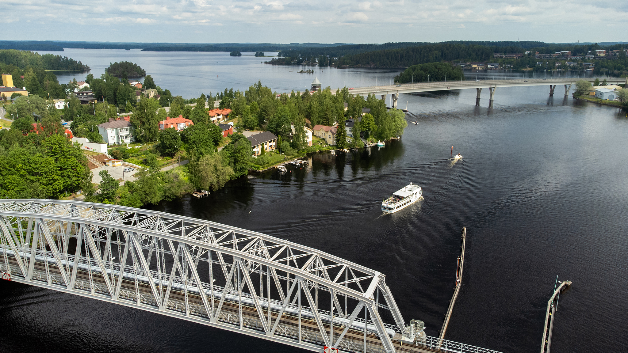 Savonlinna City Sightseeing Cruise at Kyrönsalmi