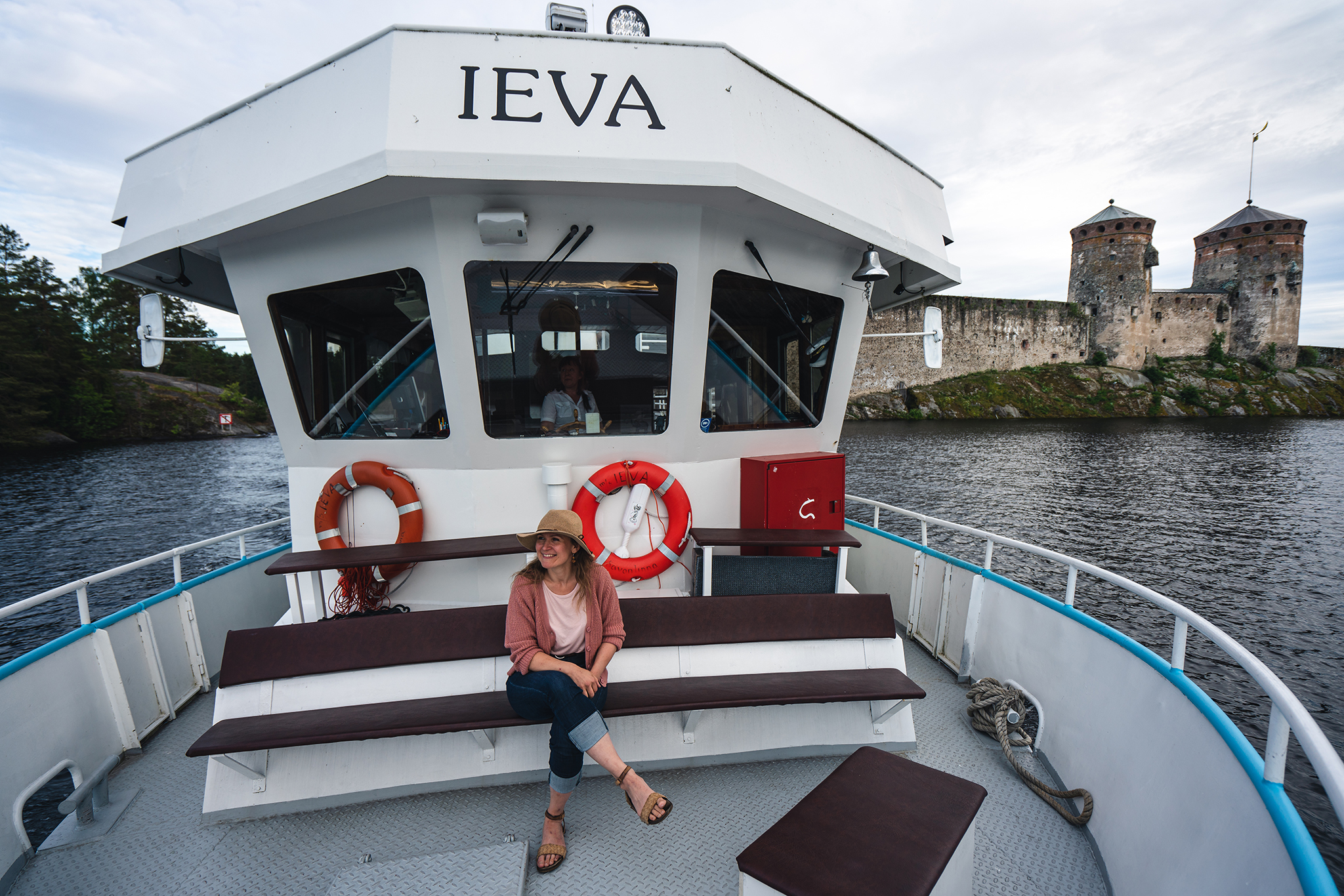 Mari from saimaaLife on Savonlinna City Sightseeing Cruise