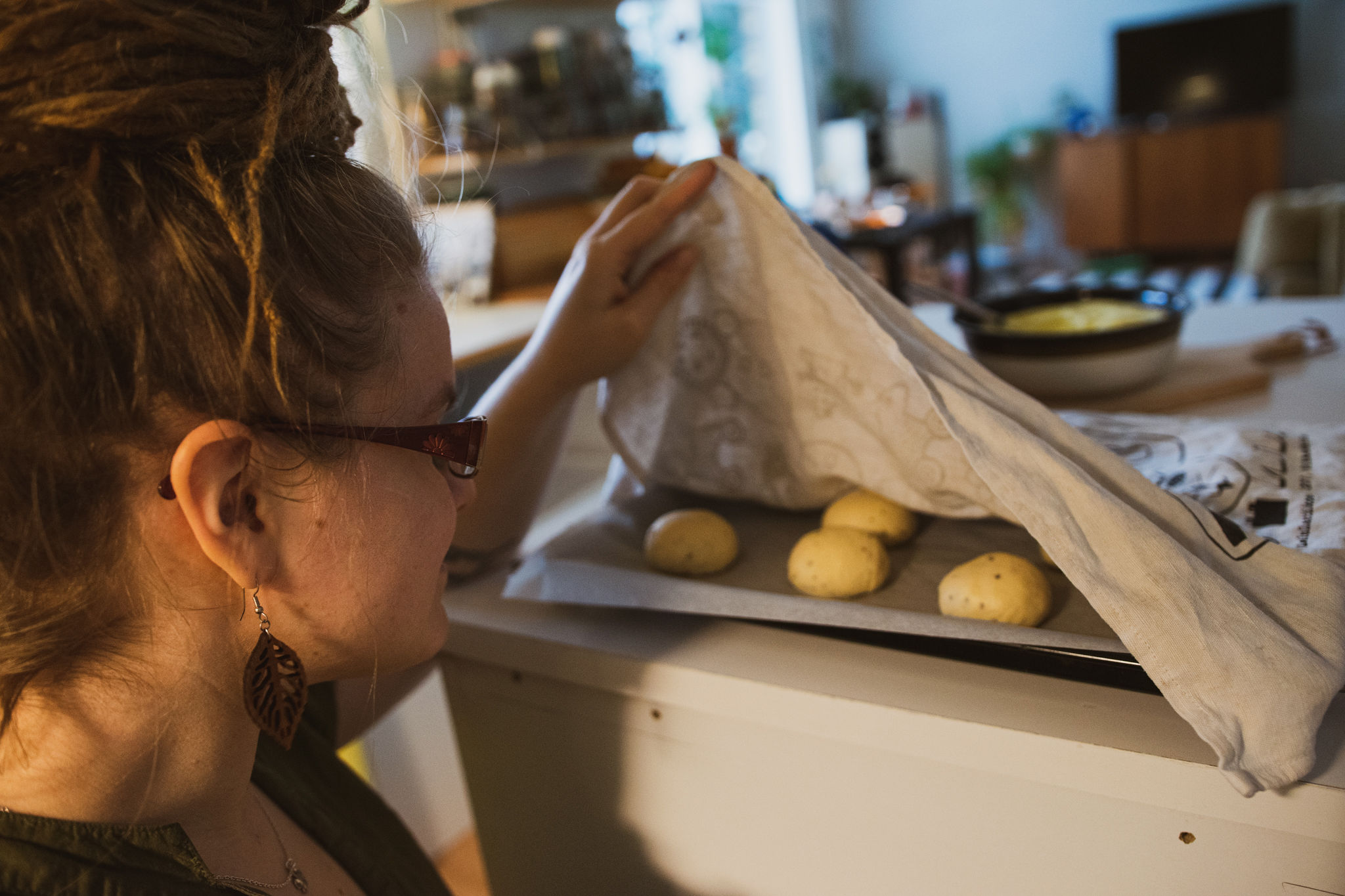 Making of recipe for Finnish Paula's buns