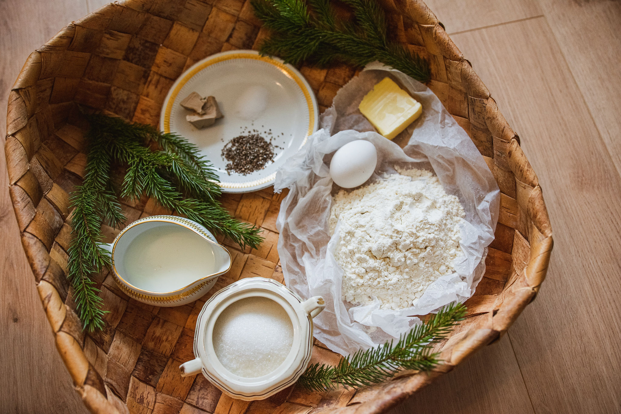 Ingredients for the recipe of Finnish Paula's bun